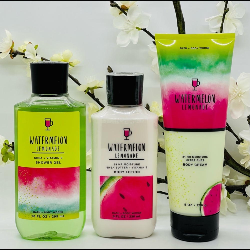 Bath and Body Works Watermelon Lemonade 3-Piece Set